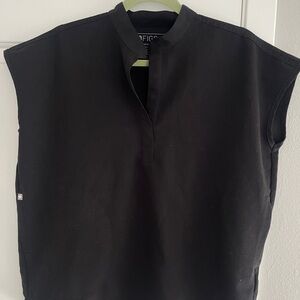 Figs Black Technical collection Top